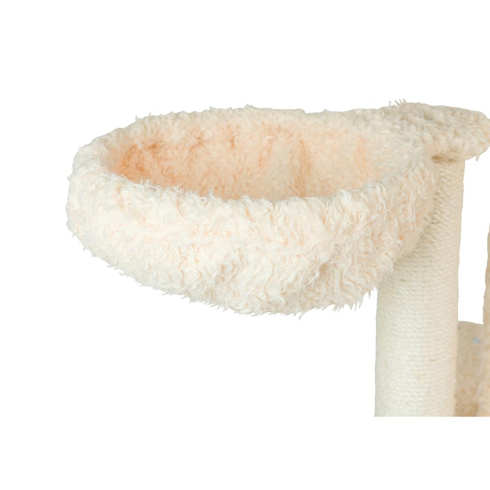 Mult -Level Real Wood Cat Tree Hammock Bed, Climbing Center For Cats And Kittens