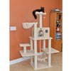 Mult -Level Real Wood Cat Tree Hammock Bed, Climbing Center For Cats And Kittens