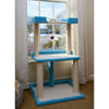 Cat Tree for Large Cats: 41" Real Wood Tower with Scratching Posts And Perches