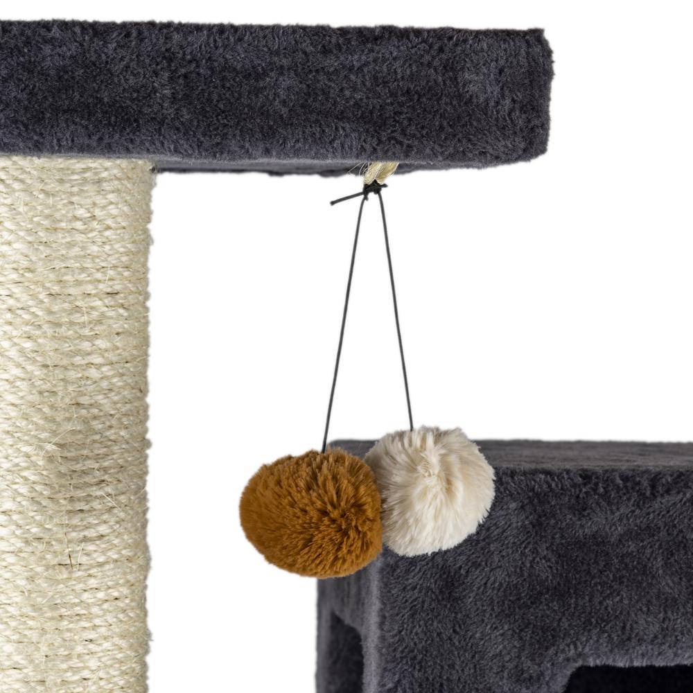 Real Wood Griant Cat Tower With Condos For Multiple Cats