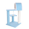 29" Real Wood Cat Tree With Scratcher And Tunnel For Squeeze