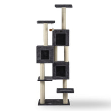 Real Wood Griant Cat Tower With Condos For Multiple Cats