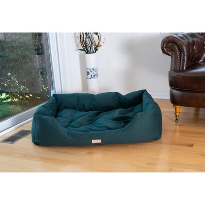 Extra Large Laurel Green Bolstered Pet Bed