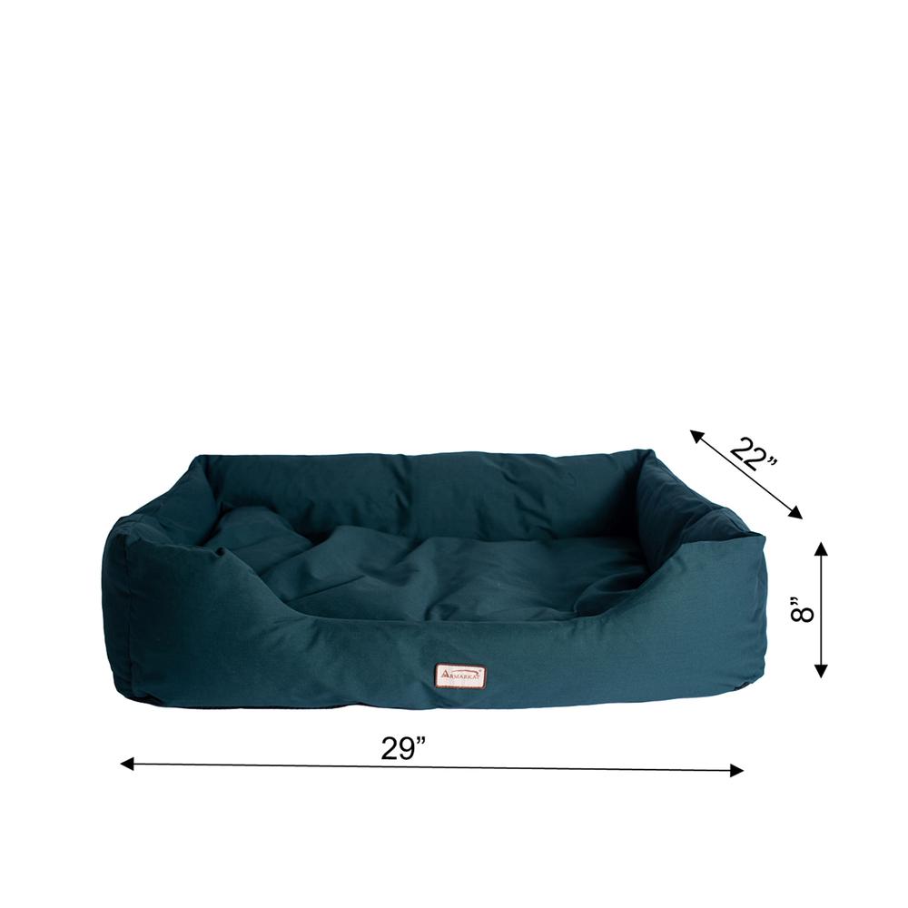 Extra Large Laurel Green Bolstered Pet Bed