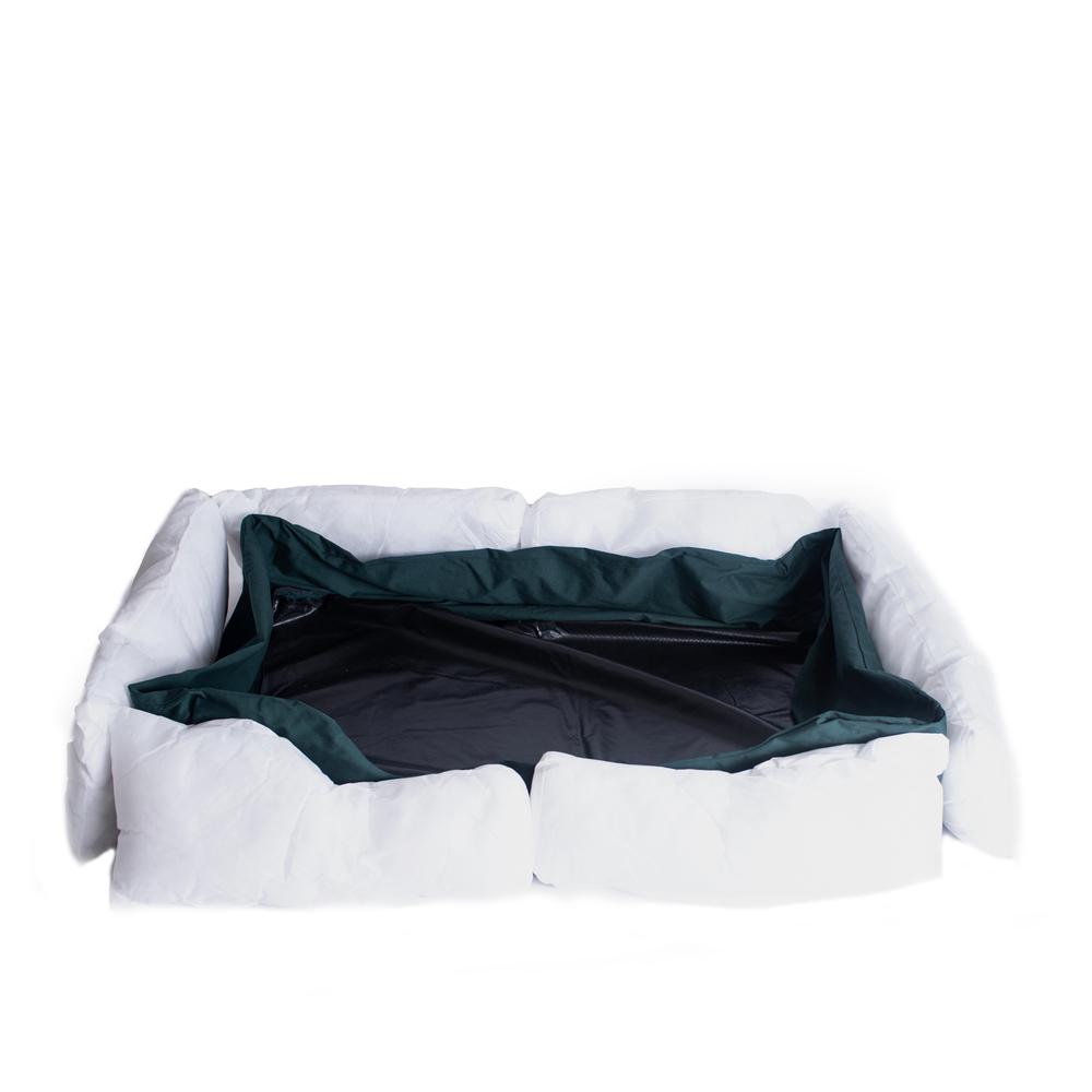 Extra Large Laurel Green Bolstered Pet Bed