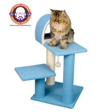 29" Real Wood Cat Tree With Scratcher And Tunnel For Squeeze
