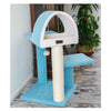 29" Real Wood Cat Tree With Scratcher And Tunnel For Squeeze