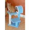 29" Real Wood Cat Tree With Scratcher And Tunnel For Squeeze