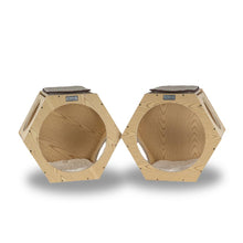 Real Wood Wall Series: Set Of Two Natural Wood Wall Tree Additions