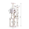 Real Wood Cat Tree In Ivory, Jackson Galaxy Approved, Six Levels