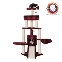 Classic Real Wood Cat Tree Four Levels