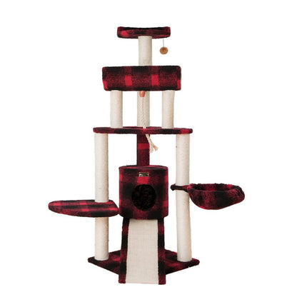 Classic Real Wood Cat Tree Four Levels