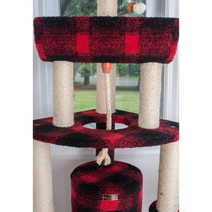 Classic Real Wood Cat Tree Four Levels