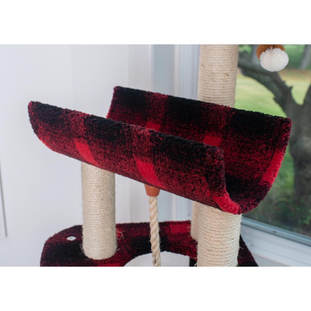 Classic Real Wood Cat Tree Four Levels