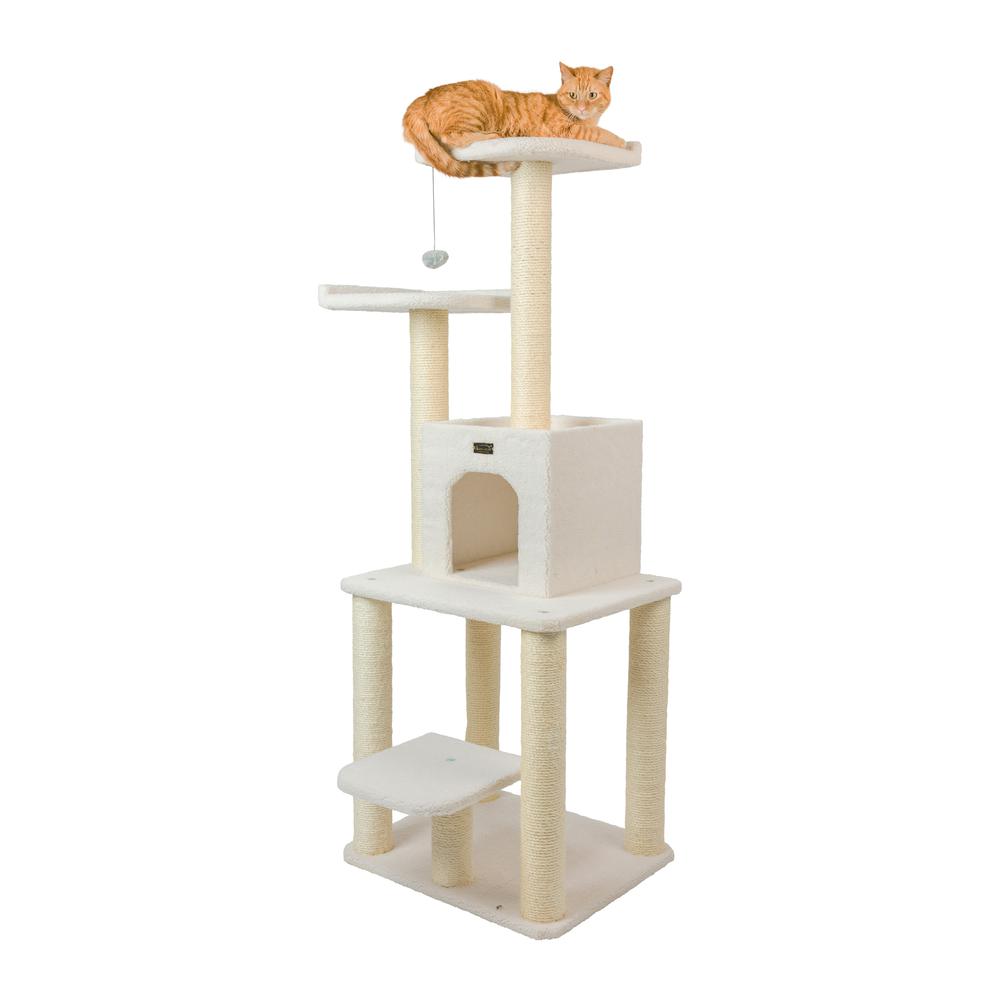 Classic Real Wood Cat Tree, Five Levels