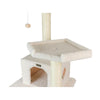 Real Wood Cat Tree In Ivory, Six Levels