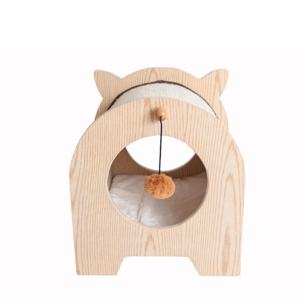 Real Wood Premium Wood Cat Hideaway
