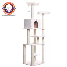 Real Wood Cat Tree In Ivory, Jackson Galaxy Approved, Six Levels