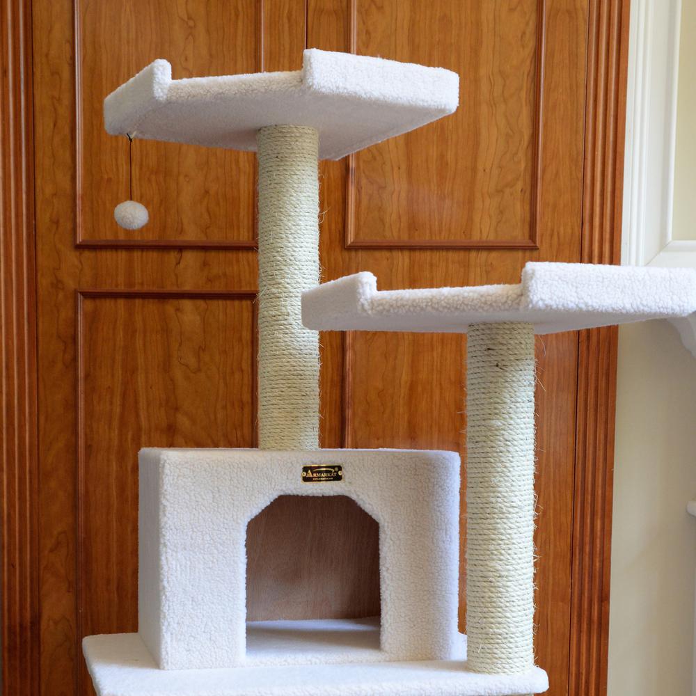 Real Wood Cat Tree In Ivory, Jackson Galaxy Approved, Six Levels