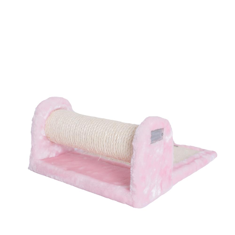 Rolling Real Wood Cat Scratcher Toy, Sisal Scratching Board For Cats Training