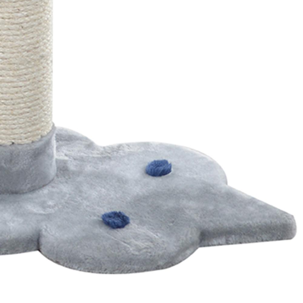 Mouse Shape Real Wood Cat Scratcher Toy, Sisal Scratching Post,Kitty Training