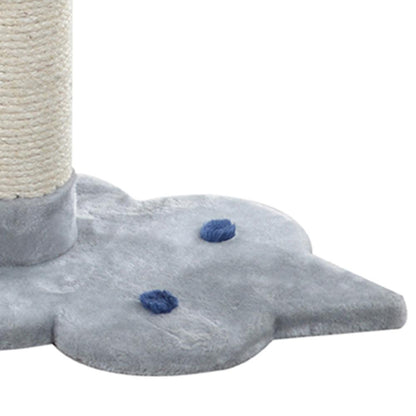 Mouse Shape Real Wood Cat Scratcher Toy, Sisal Scratching Post,Kitty Training