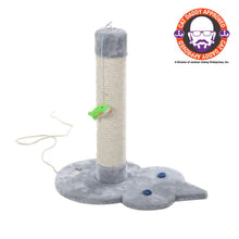Mouse Shape Real Wood Cat Scratcher Toy, Sisal Scratching Post,Kitty Training