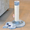 Mouse Shape Real Wood Cat Scratcher Toy, Sisal Scratching Post,Kitty Training