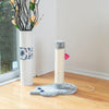 Mouse Shape Real Wood Cat Scratcher Toy, Sisal Scratching Post,Kitty Training