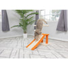 Two-Level Platform Real Wood Scratcher W Sisal Carpet Ramp