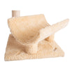 Real Wood Cat Condo, Cat Scratching Post With Plush Condo, Cuddle