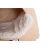 Real Wood Cat Condo, Cat Scratching Post With Plush Condo, Cuddle