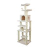 Real Wood Cat Tree In Ivory, Jackson Galaxy Approved, Six Levels