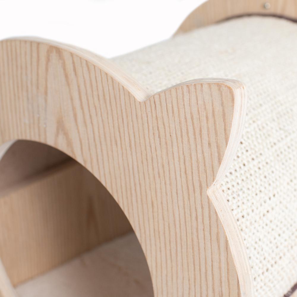 Real Wood Premium Wood Cat Hideaway
