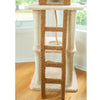 Multi-Level Real Wood Cat Tower Cat Tree In Beige