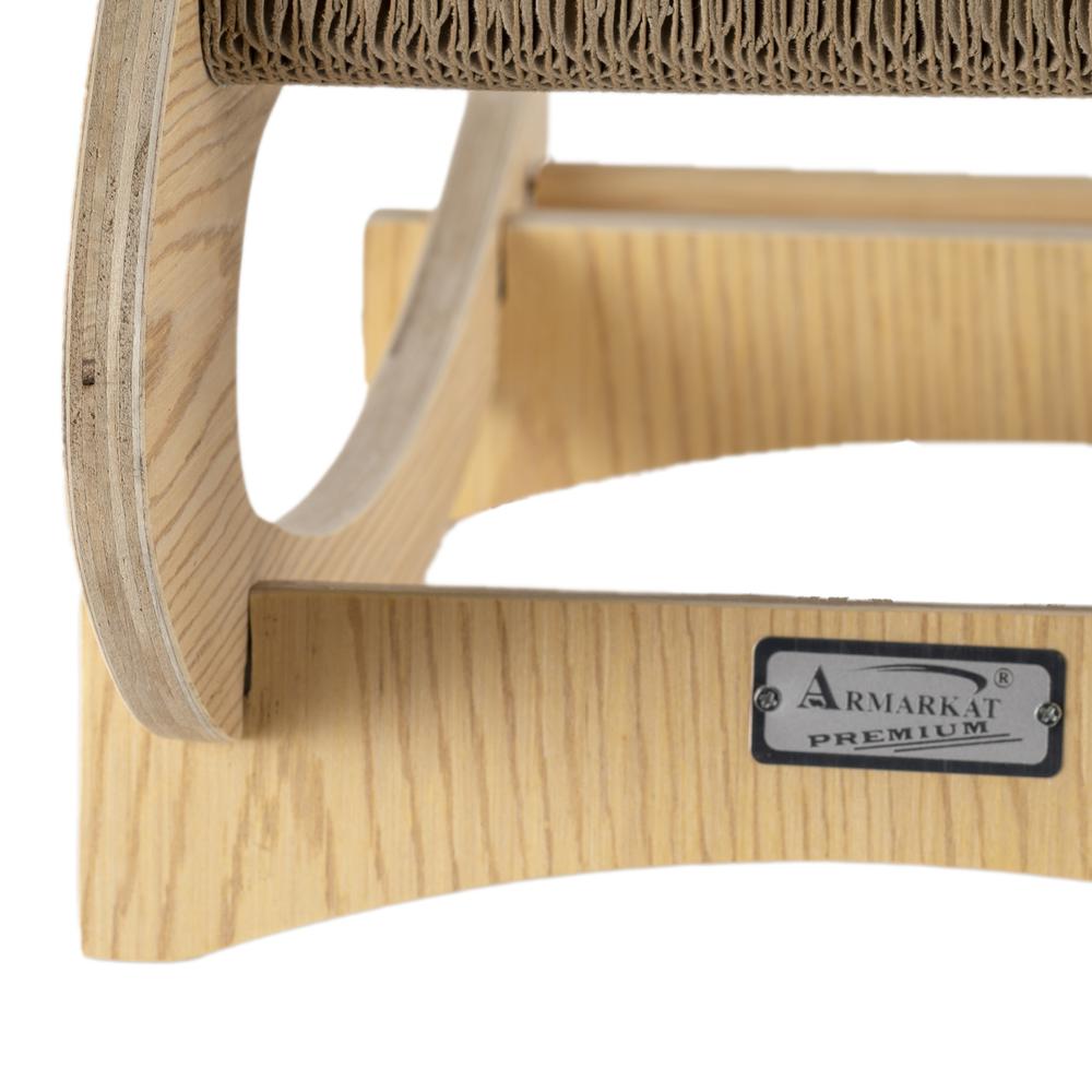 Real Wood Medium Wooden Cat Rocking Chair, Detachable Cat Swing Chair