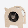 Real Wood Premium Wood Cat Hideaway