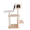 Real Wood Premium Scots Pine, Solid Wood Cat Tree, 50" Tall