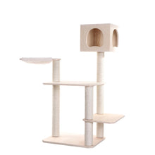 Real Wood Premium Scots Pine, Solid Wood Cat Tree, 50" Tall