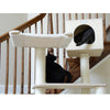 Real Wood Premium Scots Pine 89-Inch Cat Tree With Seven Levels, Two Playhouses