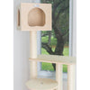 Real Wood Premium Scots Pine 69-Inch Cat Tree With Five Levels, Perch, Condo
