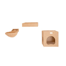 Real Wood Wall Series: Tree With Condo, Perch And Soft Perch