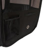 Portable Pet Playpen In Black And Beige Combo Medium