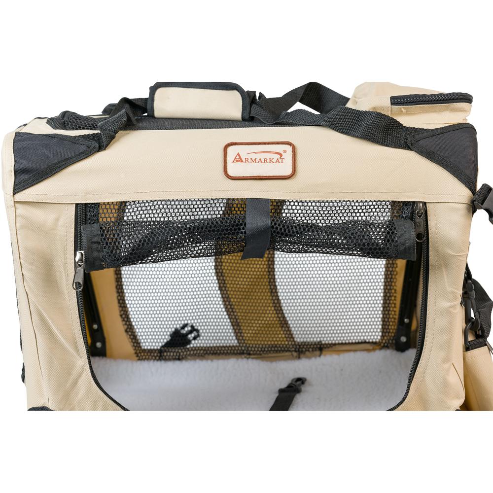 Pet Carrier Beige,Multiple Pockets