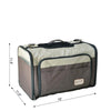 Pet Carrier, Beige & Chocolate