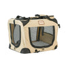 Pet Carrier Beige,Multiple Pockets