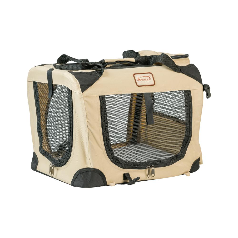 Pet Carrier Beige,Multiple Pockets