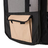 Portable Pet Playpen In Black And Beige Combo Large