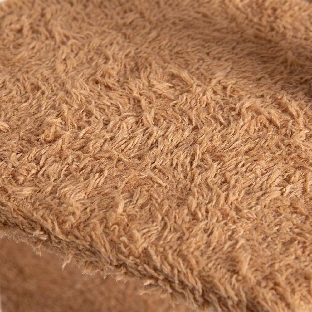 Wooden Cat Tree with Dual Ramps, Two Condos and Sisal Posts, 74 Inch