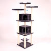 82 Inches Multi-Level Big Cat Tree. Tall Multi-Cats Tower With 2 Big Cat Condos